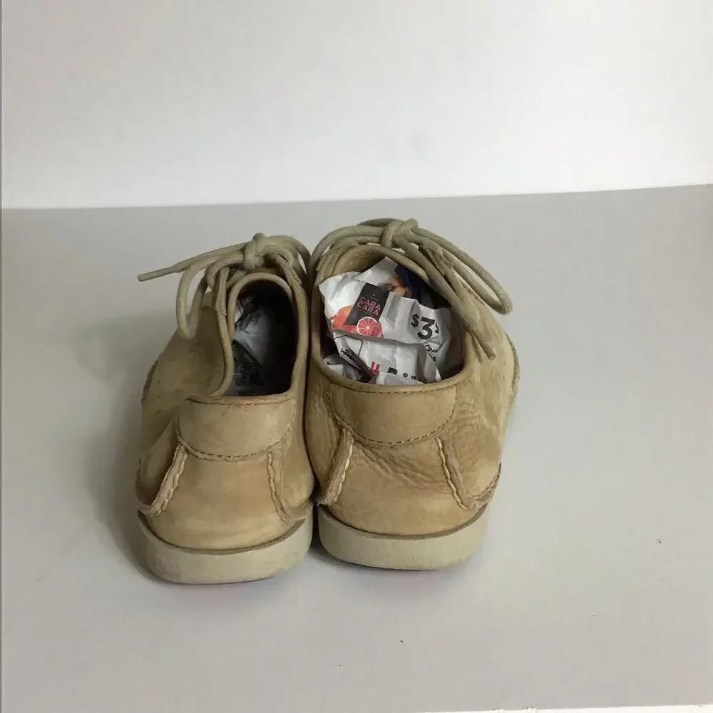 Dexter Men’s  Shoes Tan Leather  Comfort Tie up Shoes  Size 9M EUC Gorpcore